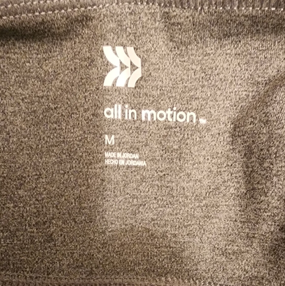 All In Motion Charcoal Gray Stretch Pants / Workout Pants - Size Medium NWT - Picture 6 of 6